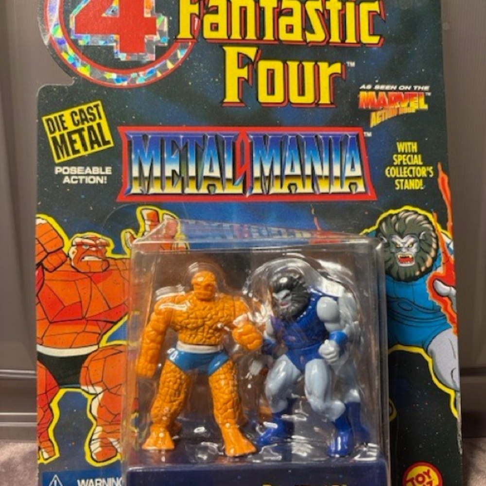 Marvel Fantastic Four Metal Mania Action Figures